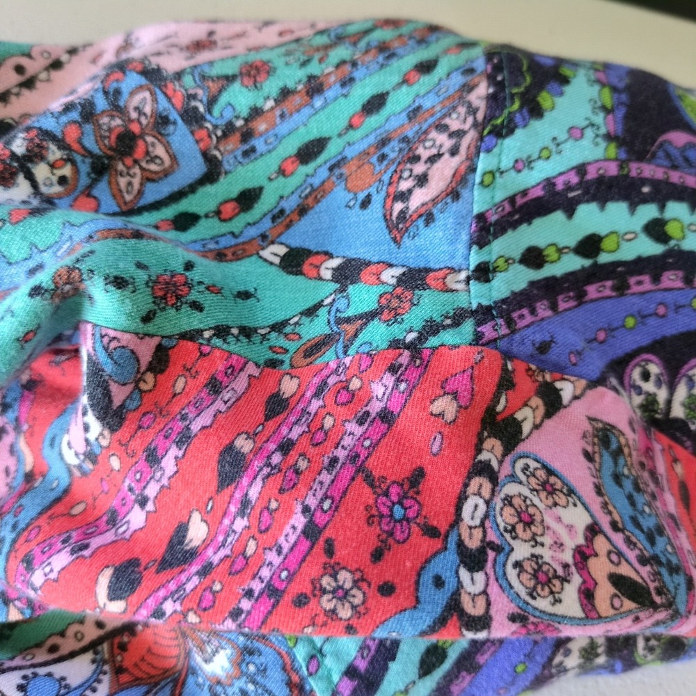 Maeve Anthropologie Colorful Paisley Boho S Fairy Festival Blouse Mixed Print - Picture 6 of 9